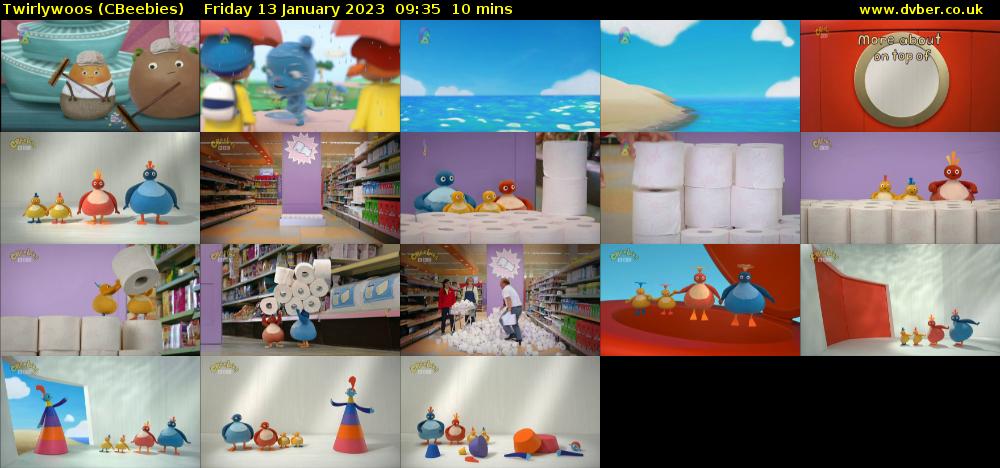 Twirlywoos (CBeebies) Friday 13 January 2023 09:35 - 09:45