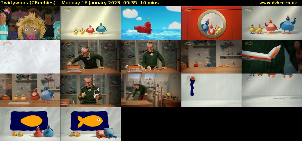 Twirlywoos (CBeebies) Monday 16 January 2023 09:35 - 09:45