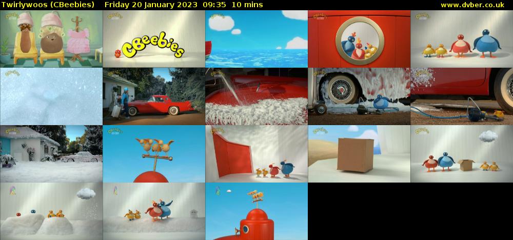 Twirlywoos (CBeebies) Friday 20 January 2023 09:35 - 09:45