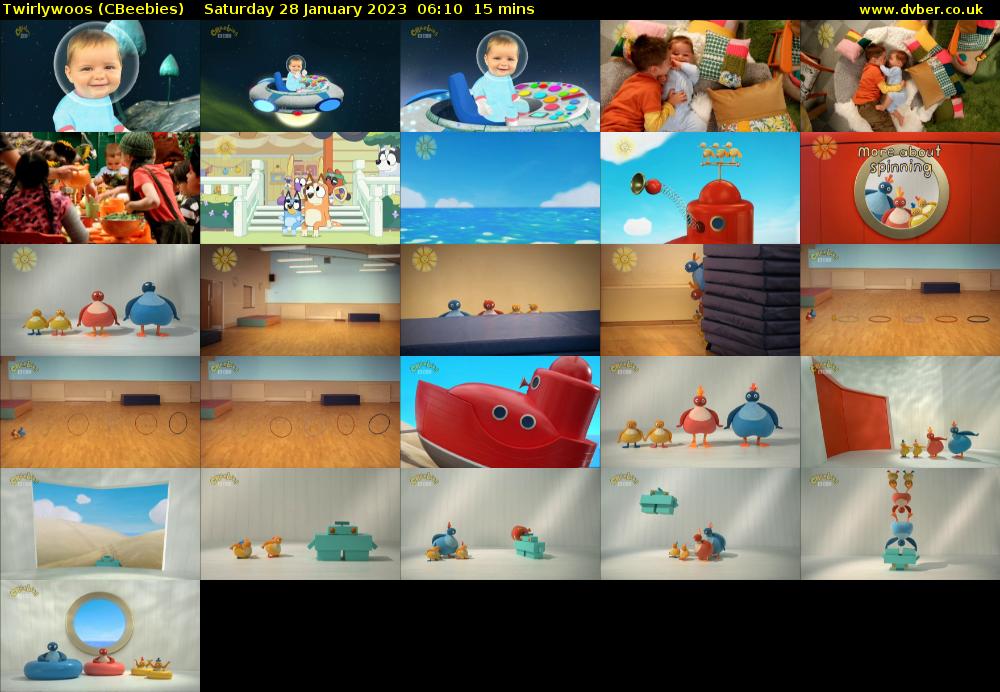 Twirlywoos (CBeebies) Saturday 28 January 2023 06:10 - 06:25