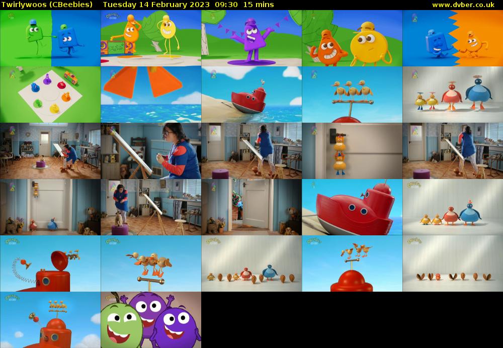 Twirlywoos (CBeebies) Tuesday 14 February 2023 09:30 - 09:45