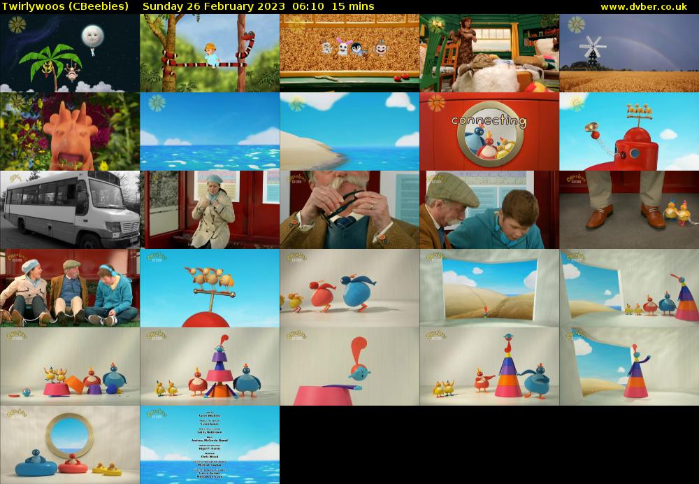 Twirlywoos (CBeebies) Sunday 26 February 2023 06:10 - 06:25