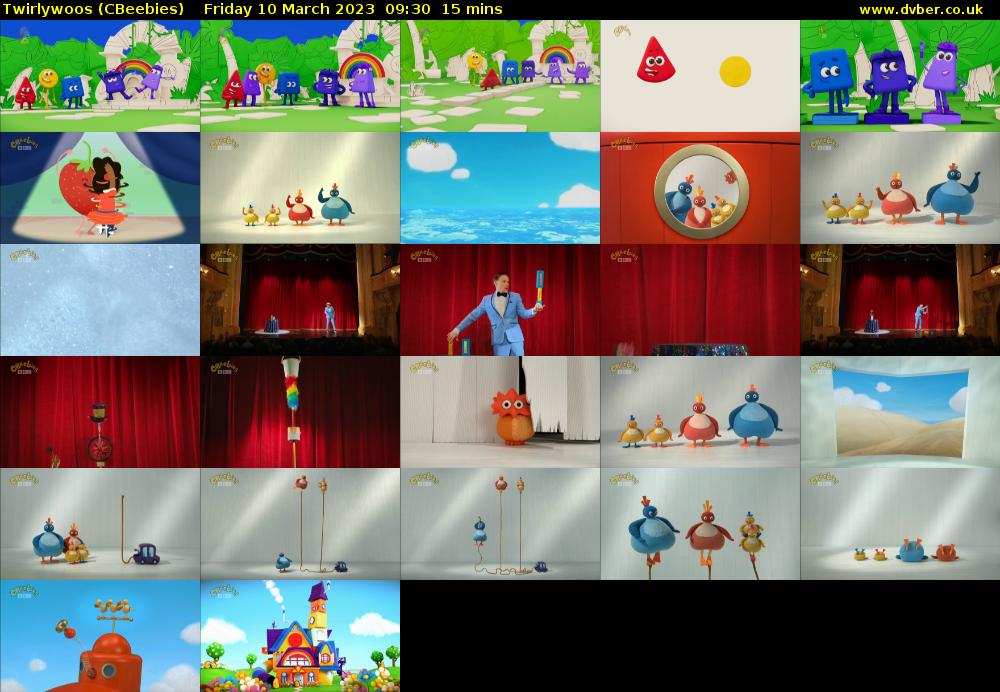 Twirlywoos (CBeebies) Friday 10 March 2023 09:30 - 09:45