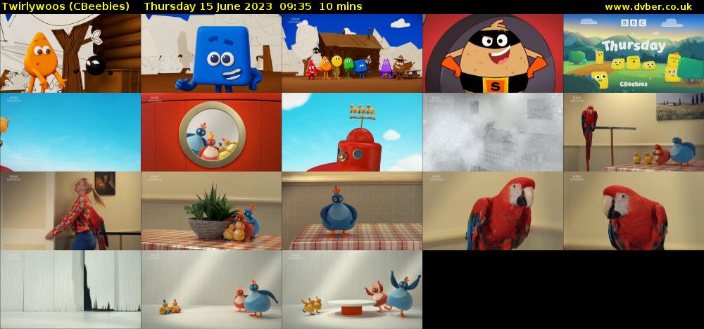 Twirlywoos (CBeebies) Thursday 15 June 2023 09:35 - 09:45
