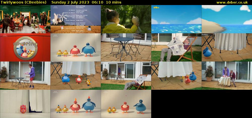 Twirlywoos (CBeebies) Sunday 2 July 2023 06:10 - 06:20