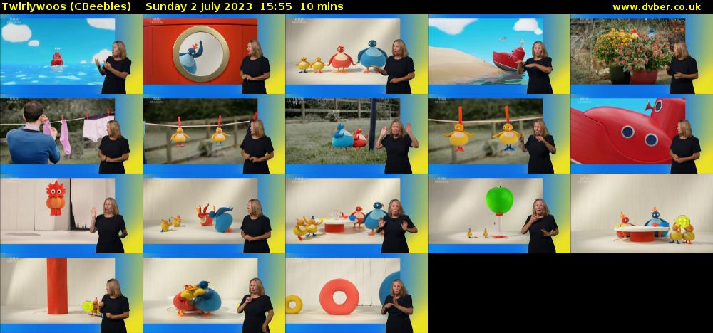 Twirlywoos (CBeebies) Sunday 2 July 2023 15:55 - 16:05