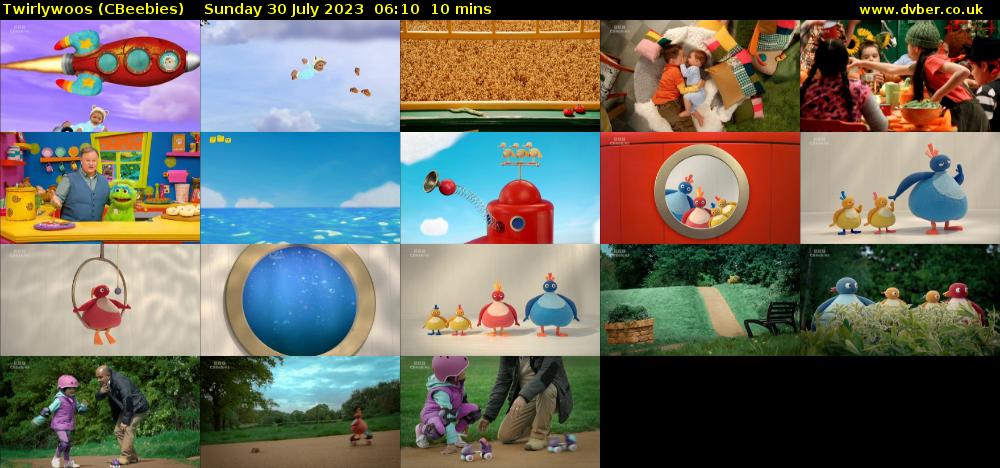 Twirlywoos (CBeebies) Sunday 30 July 2023 06:10 - 06:20