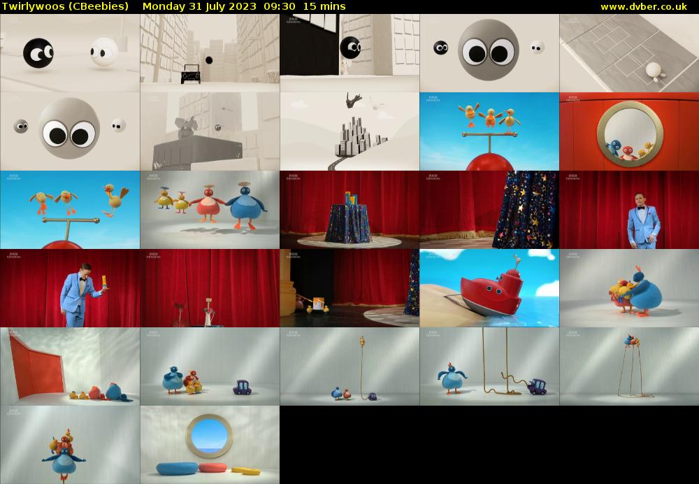 Twirlywoos (CBeebies) Monday 31 July 2023 09:30 - 09:45