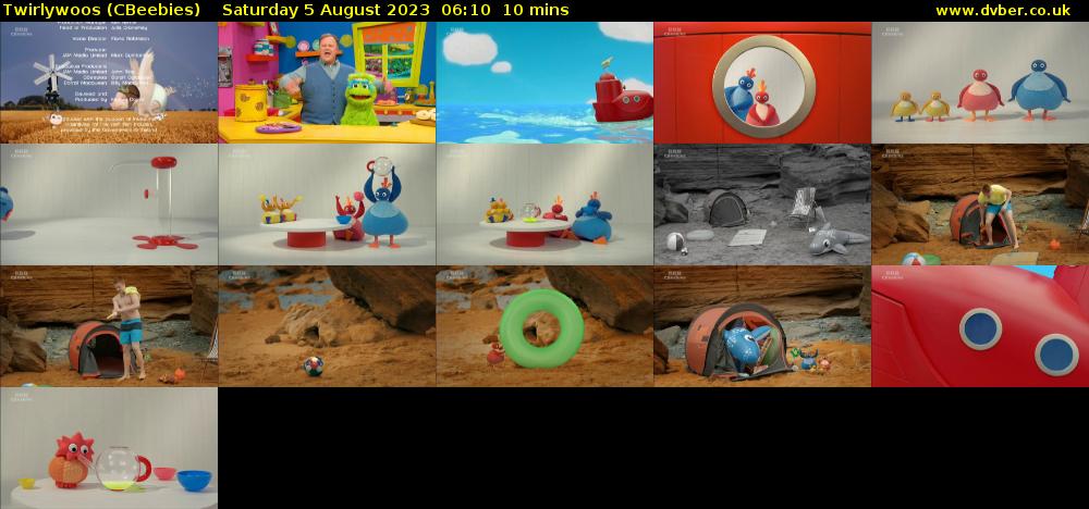 Twirlywoos (CBeebies) Saturday 5 August 2023 06:10 - 06:20