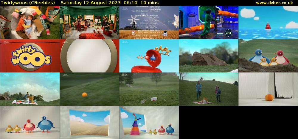 Twirlywoos (CBeebies) Saturday 12 August 2023 06:10 - 06:20