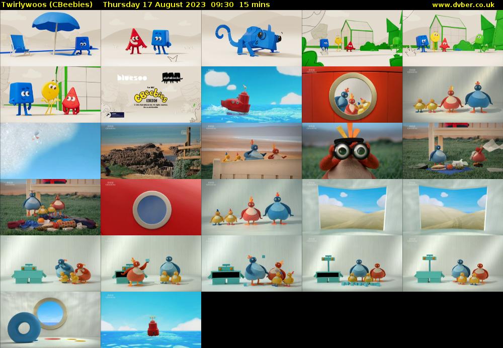 Twirlywoos (CBeebies) Thursday 17 August 2023 09:30 - 09:45