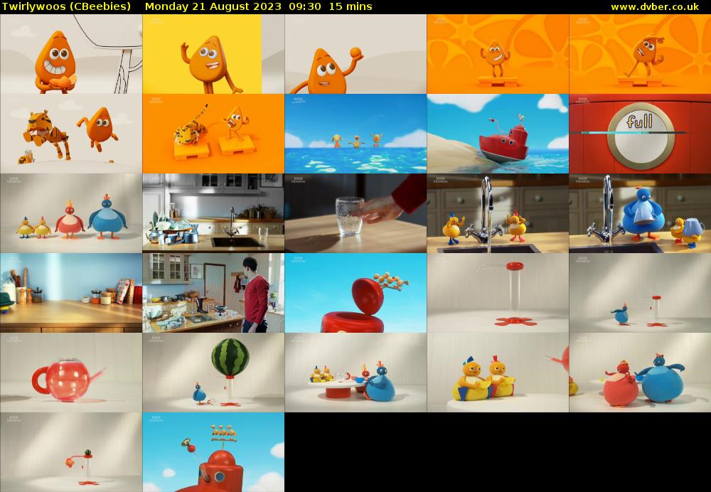 Twirlywoos (CBeebies) Monday 21 August 2023 09:30 - 09:45