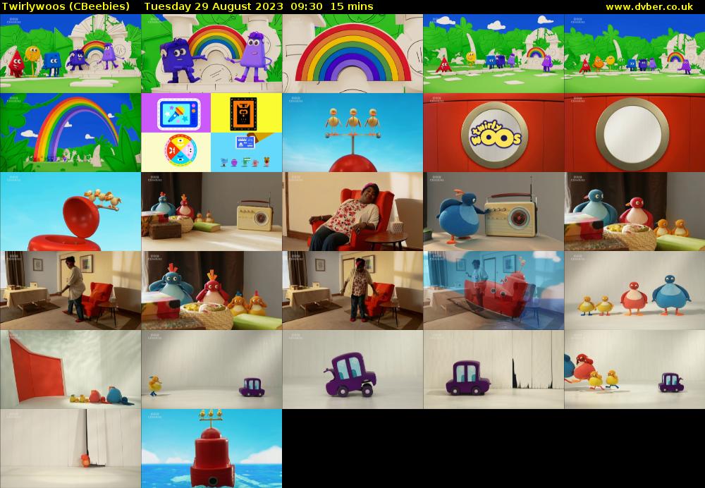 Twirlywoos (CBeebies) Tuesday 29 August 2023 09:30 - 09:45