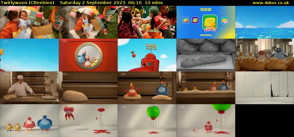 Twirlywoos (CBeebies) Saturday 2 September 2023 06:10 - 06:20