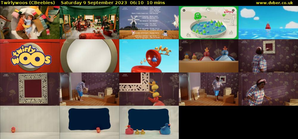 Twirlywoos (CBeebies) Saturday 9 September 2023 06:10 - 06:20