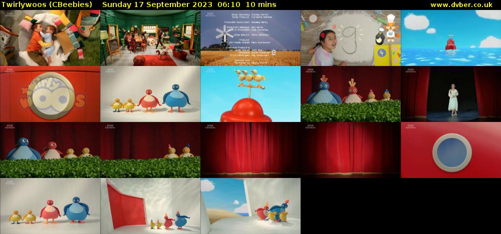 Twirlywoos (CBeebies) Sunday 17 September 2023 06:10 - 06:20