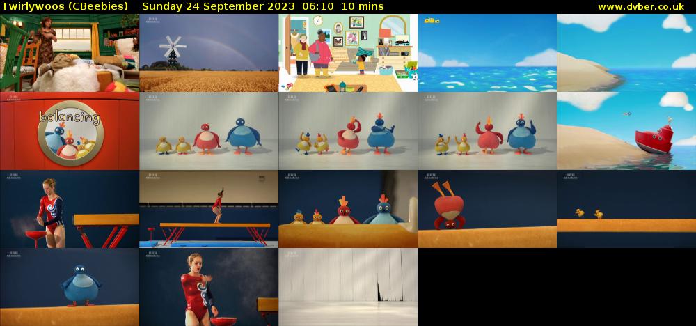 Twirlywoos (CBeebies) Sunday 24 September 2023 06:10 - 06:20