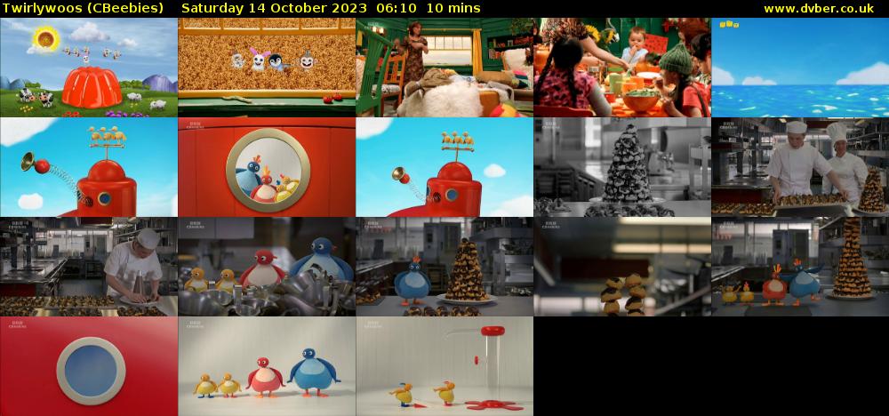 Twirlywoos (CBeebies) Saturday 14 October 2023 06:10 - 06:20