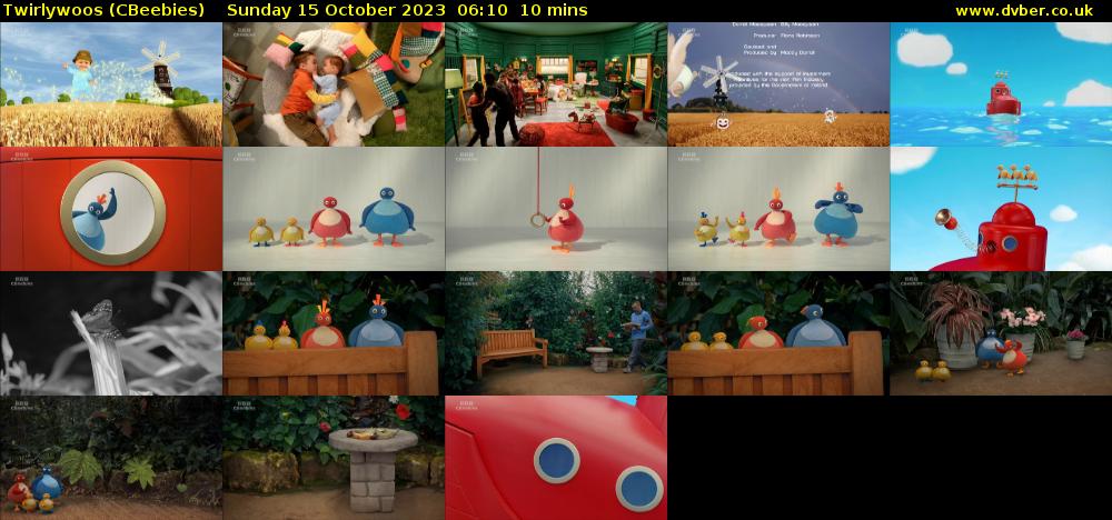 Twirlywoos (CBeebies) Sunday 15 October 2023 06:10 - 06:20