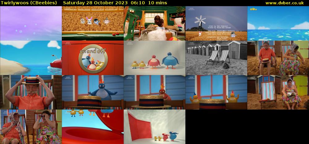 Twirlywoos (CBeebies) Saturday 28 October 2023 06:10 - 06:20