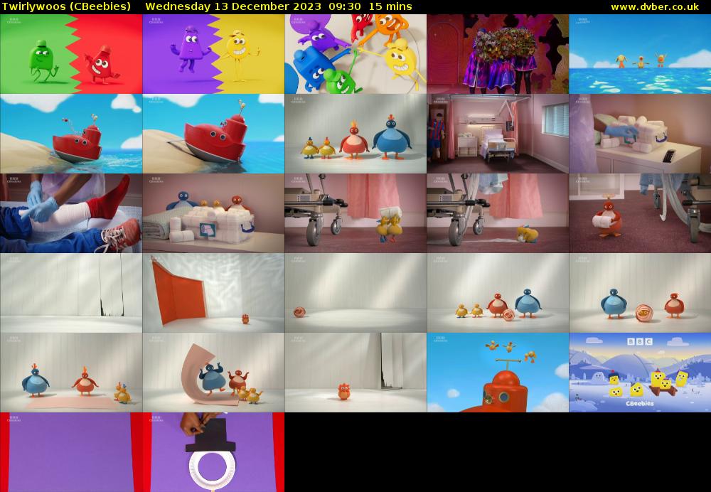 Twirlywoos (CBeebies) Wednesday 13 December 2023 09:30 - 09:45