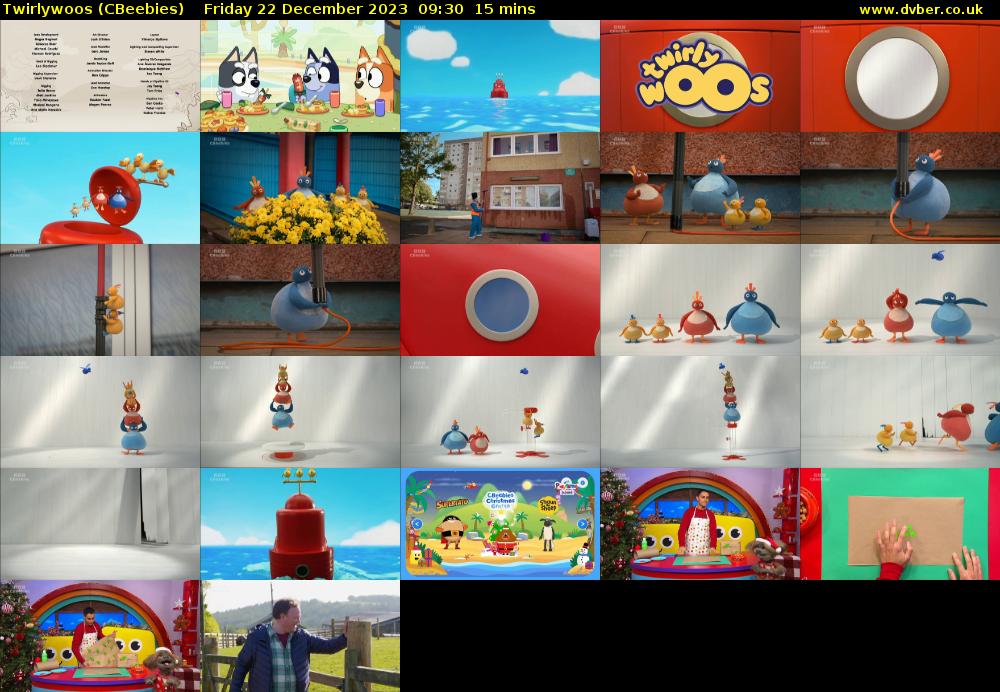 Twirlywoos (CBeebies) Friday 22 December 2023 09:30 - 09:45