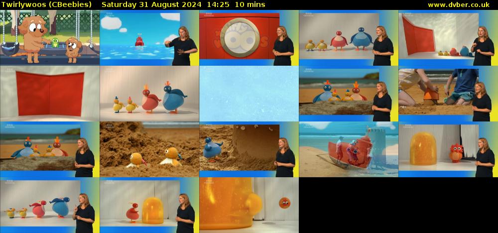 Twirlywoos (CBeebies) Saturday 31 August 2024 14:25 - 14:35