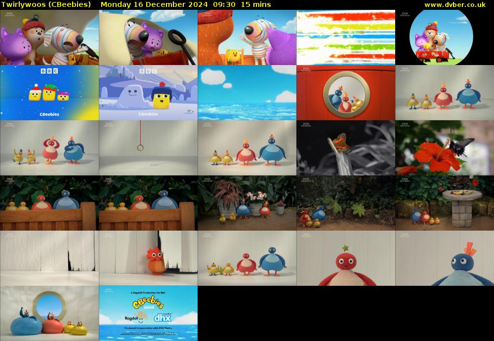 Twirlywoos (CBeebies) Monday 16 December 2024 09:30 - 09:45