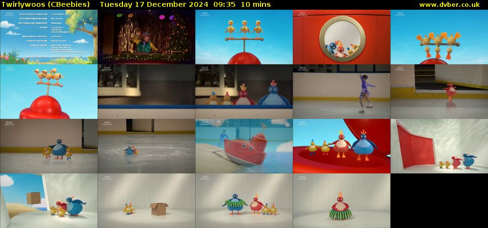 Twirlywoos (CBeebies) Tuesday 17 December 2024 09:35 - 09:45