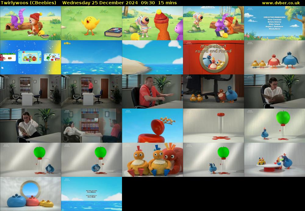 Twirlywoos (CBeebies) Wednesday 25 December 2024 09:30 - 09:45
