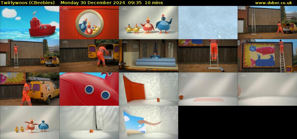 Twirlywoos (CBeebies) Monday 30 December 2024 09:35 - 09:45