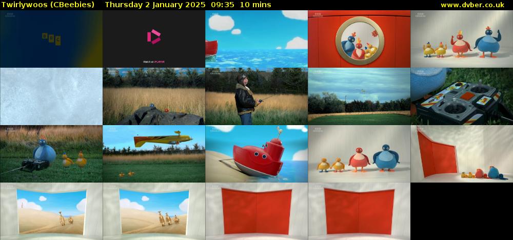 Twirlywoos (CBeebies) Thursday 2 January 2025 09:35 - 09:45