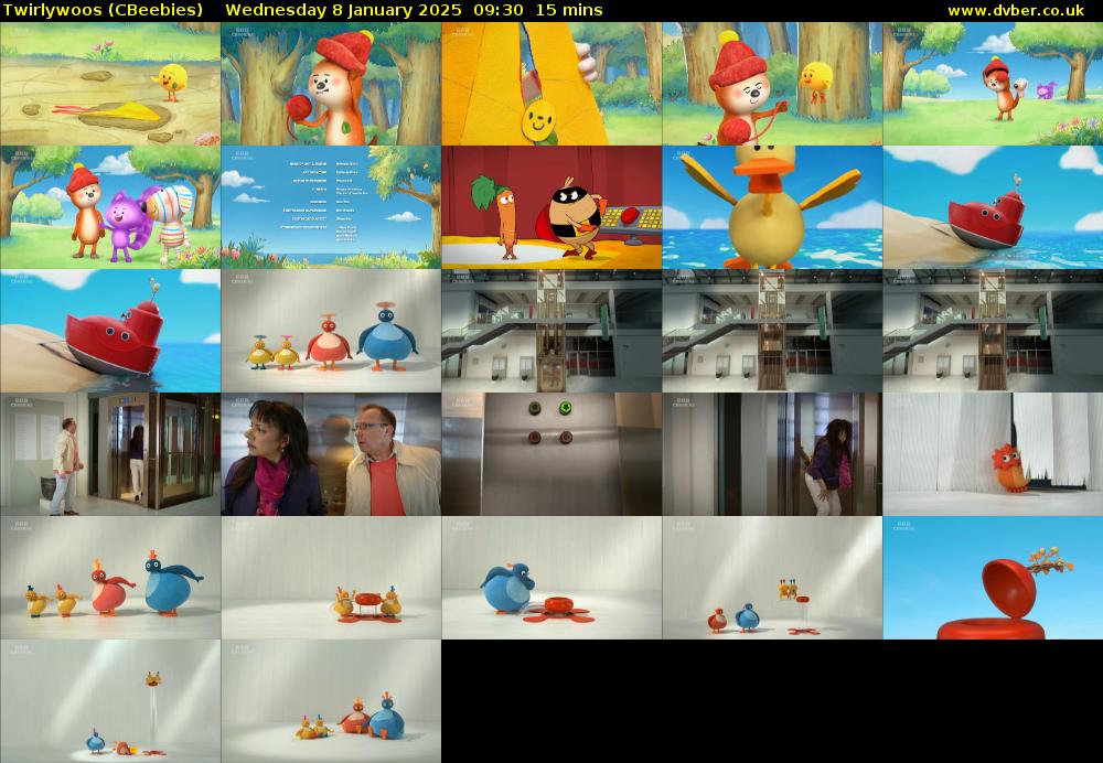 Twirlywoos (CBeebies) Wednesday 8 January 2025 09:30 - 09:45