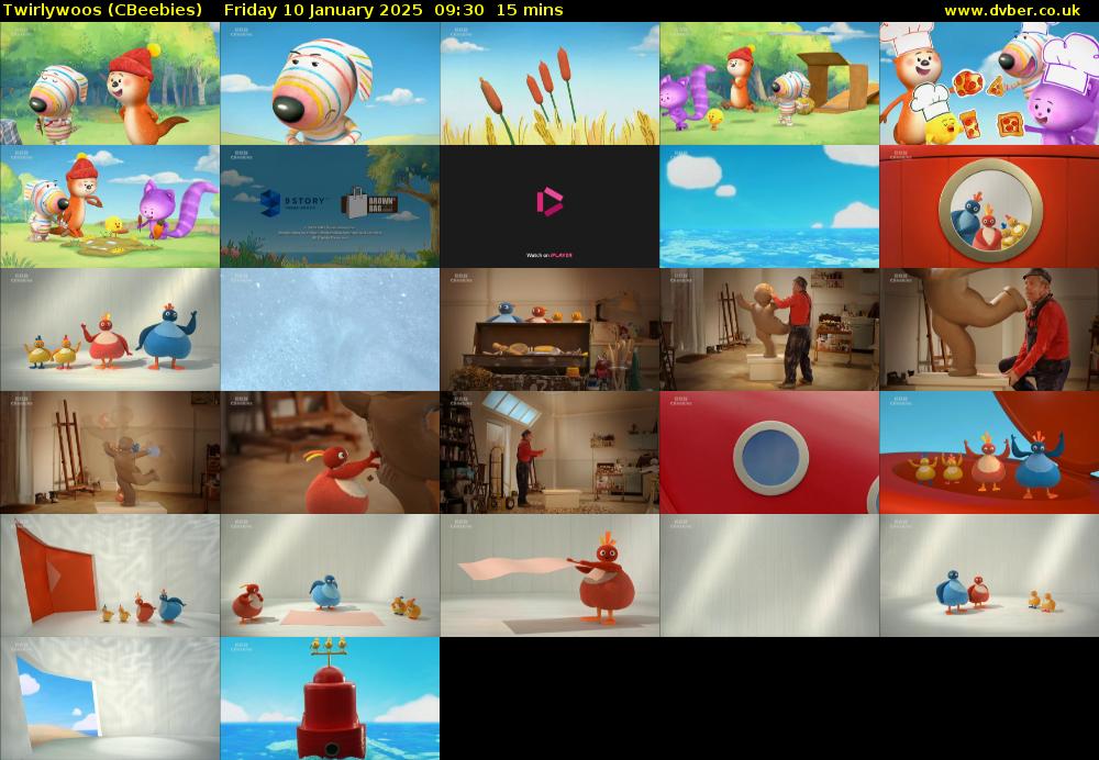 Twirlywoos (CBeebies) Friday 10 January 2025 09:30 - 09:45