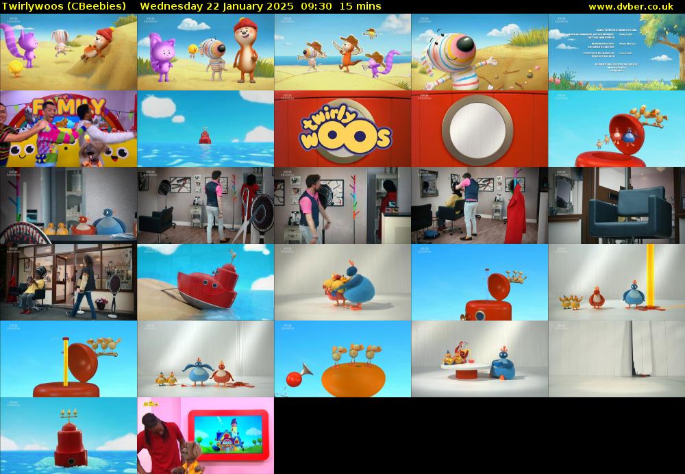 Twirlywoos (CBeebies) Wednesday 22 January 2025 09:30 - 09:45