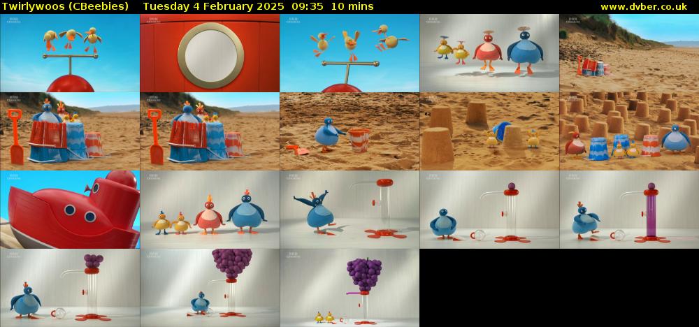 Twirlywoos (CBeebies) Tuesday 4 February 2025 09:35 - 09:45