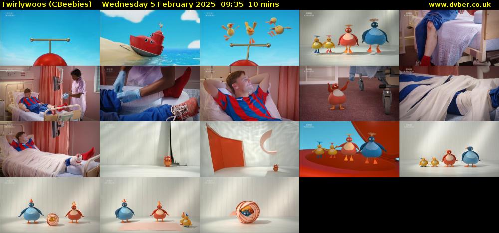 Twirlywoos (CBeebies) Wednesday 5 February 2025 09:35 - 09:45