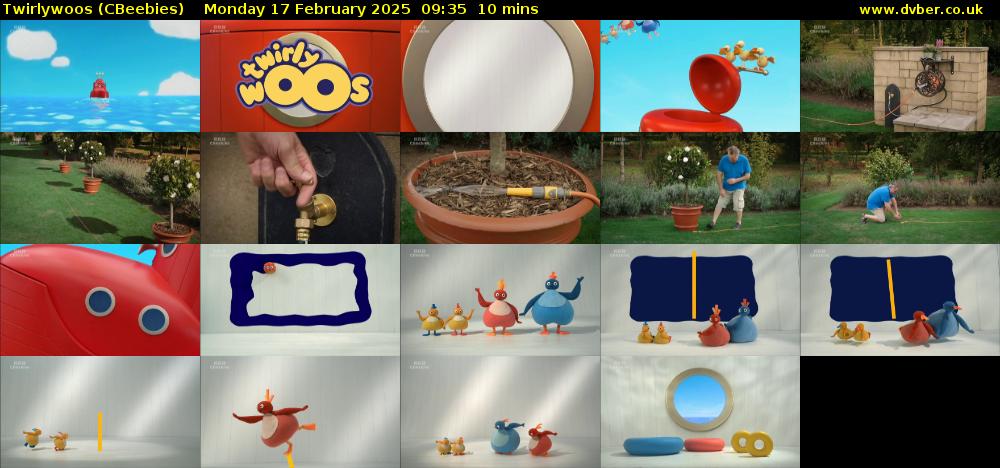 Twirlywoos (CBeebies) Monday 17 February 2025 09:35 - 09:45