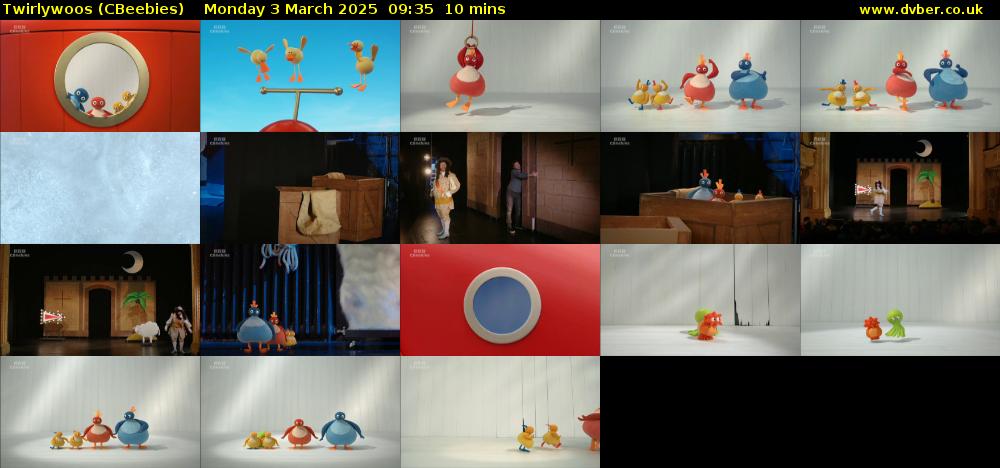 Twirlywoos (CBeebies) Monday 3 March 2025 09:35 - 09:45