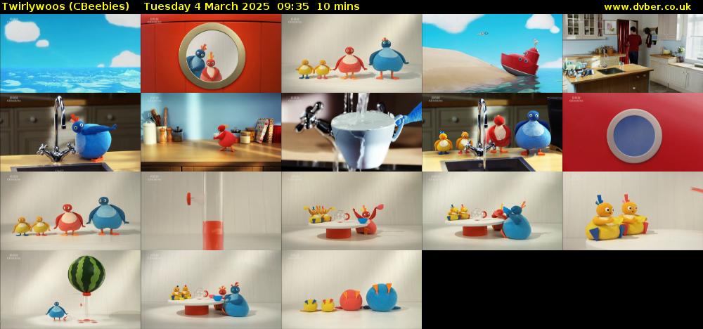 Twirlywoos (CBeebies) Tuesday 4 March 2025 09:35 - 09:45