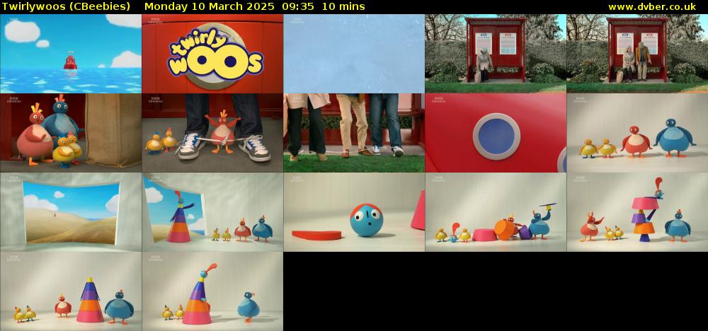 Twirlywoos (CBeebies) Monday 10 March 2025 09:35 - 09:45
