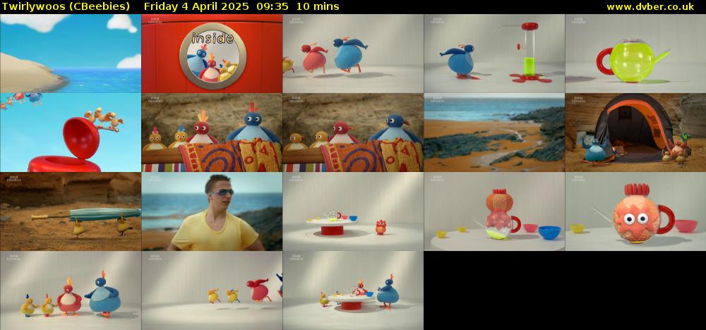 Twirlywoos (CBeebies) Friday 4 April 2025 09:35 - 09:45