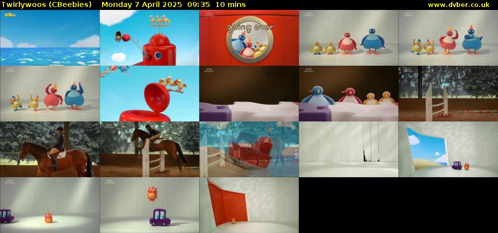 Twirlywoos (CBeebies) Monday 7 April 2025 09:35 - 09:45