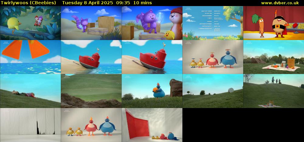 Twirlywoos (CBeebies) Tuesday 8 April 2025 09:35 - 09:45