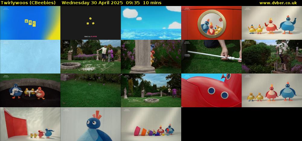 Twirlywoos (CBeebies) Wednesday 30 April 2025 09:35 - 09:45