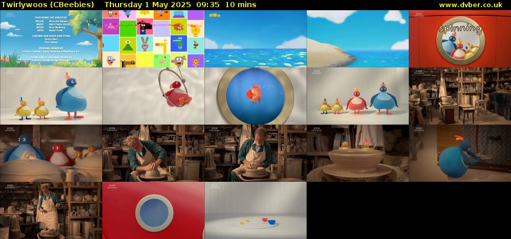 Twirlywoos (CBeebies) Thursday 1 May 2025 09:35 - 09:45