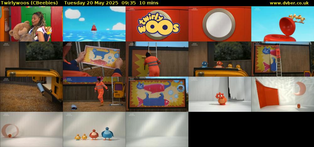 Twirlywoos (CBeebies) Tuesday 20 May 2025 09:35 - 09:45