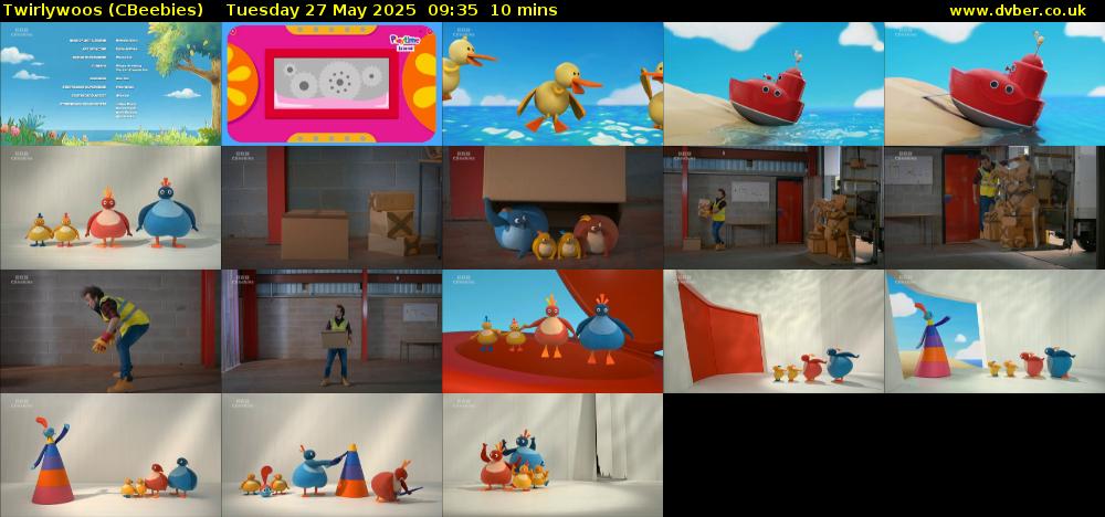 Twirlywoos (CBeebies) Tuesday 27 May 2025 09:35 - 09:45