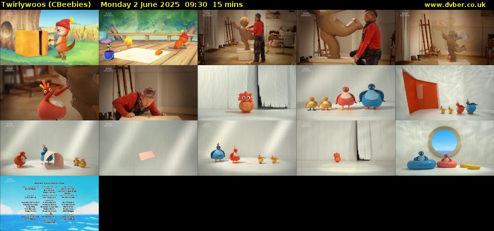 Twirlywoos (CBeebies) Monday 2 June 2025 09:30 - 09:45