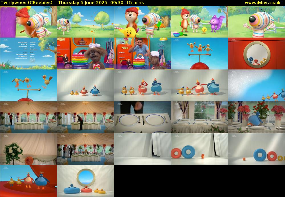 Twirlywoos (CBeebies) Thursday 5 June 2025 09:30 - 09:45